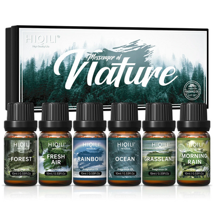 Aromas de la Naturaleza - Set de 6 Aceites Esenciales Naturales Premium
