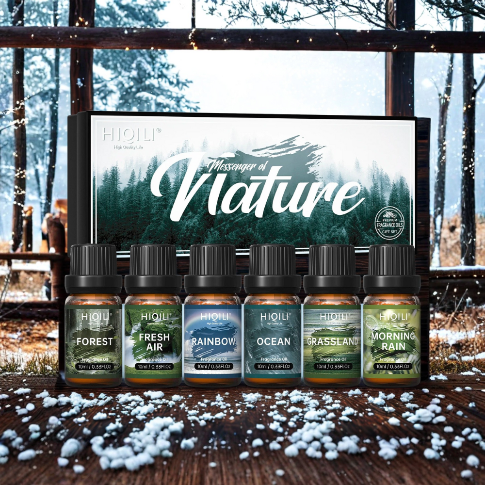 Aromas de la Naturaleza - Set de 6 Aceites Esenciales Naturales Premium