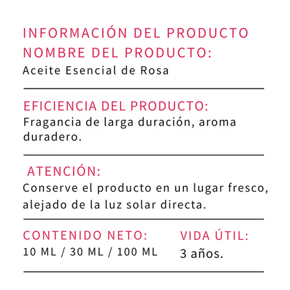 Aceite Esencial de Rosas