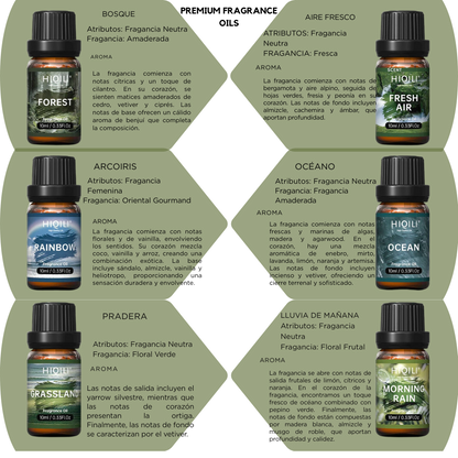 Aromas de la Naturaleza - Set de 6 Aceites Esenciales Naturales Premium