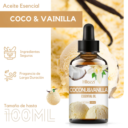 Aceite Esencial de Coco y Vainilla